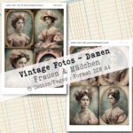 Vintage Porträt Fotos - Frauen & Mädchen, 15 Seiten [Digital] – Bild 4