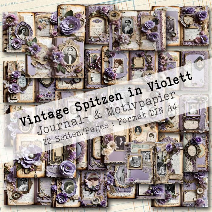 Vintage Violet Collagen – Bild 2