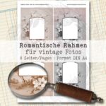 Romantische Rahmen für vintage Fotos, 8 Seiten [Digital] – Bild 2