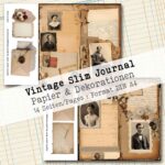 Vintage Slim Journal, Papier & Dekorationen, 14 Seiten [Digital] – Bild 8