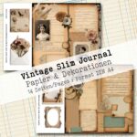Vintage Slim Journal, Papier & Dekorationen, 14 Seiten [Digital] – Bild 5