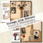 Vintage Slim Journal, Papier & Dekorationen, 14 Seiten [Digital] – Bild 4