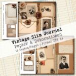 Vintage Slim Journal, Papier & Dekorationen, 14 Seiten [Digital] – Bild 3