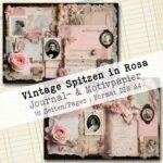 Vintage Spitzen in Rosa, Motivpapier, 18 Seiten [Digital] – Bild 4