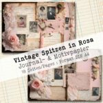 Vintage Spitzen in Rosa, Motivpapier, 18 Seiten [Digital] – Bild 10