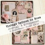 Vintage Spitzen in Rosa, Motivpapier, 18 Seiten [Digital] – Bild 7