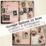 Vintage Spitzen in Rosa, Motivpapier, 18 Seiten [Digital] – Bild 6