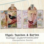 2 Pockets mit Einsteckkarten, handgemacht – Bild 2