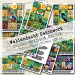 Waldandacht Patchwork, Motive, Karten, Sprüche, 13 Seiten [Digital]