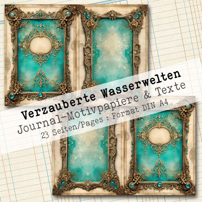 Verzauberte Wasserwelten, Motivpapier, 23 Seiten [Digital] – Bild 4