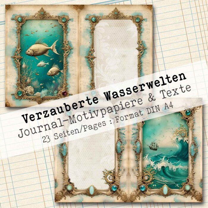 Verzauberte Wasserwelten, Motivpapier, 23 Seiten [Digital] – Bild 13