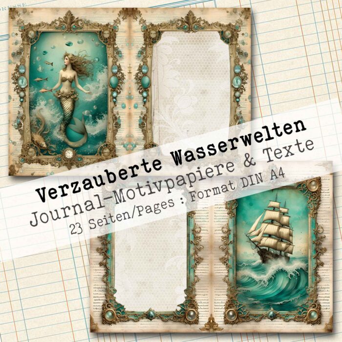 Verzauberte Wasserwelten, Motivpapier, 23 Seiten [Digital] – Bild 11