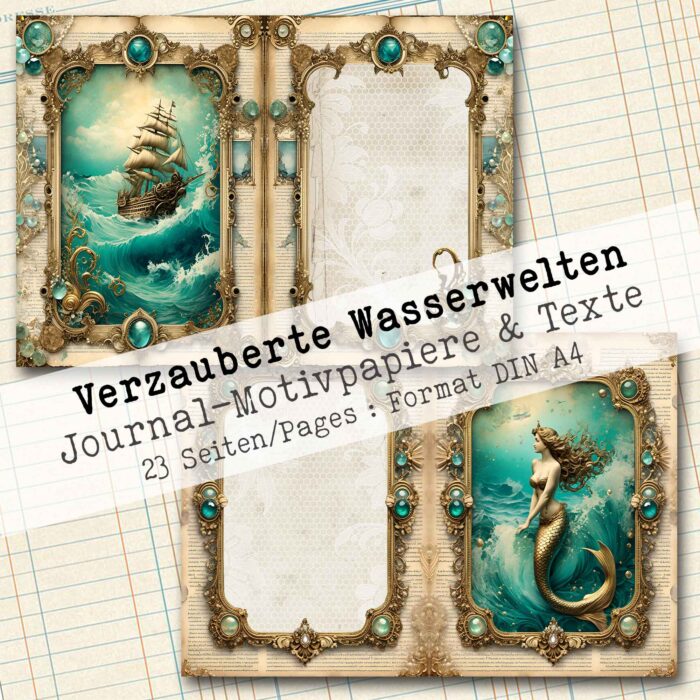 Verzauberte Wasserwelten, Motivpapier, 23 Seiten [Digital] – Bild 6
