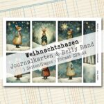 Weihnachtshasen, 18 Journal Karten & Belly Band, 3 Seiten [Digital] – Bild 3