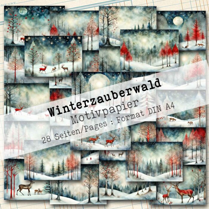 Winterzauberwald, Bundle, 33 Seiten [Digital] – Bild 5