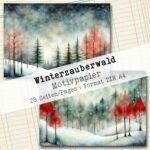 Winterzauberwald, Motivpapier, 28 Seiten [Digital] – Bild 12