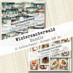 Winterzauberwald, Bundle, 33 Seiten [Digital]