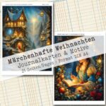 Märchenhafte Weihnachten, 12 Journal Karten, 21 Seiten [Digital] – Bild 6