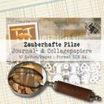 Zauberhafte Pilze, Journal- & Collagepapier, 10 Seiten [Digital] – Bild 2