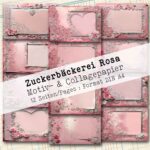 Zuckerbäckerei Rosa, Hintergrund- & Collagepapier, 12 Seiten [Digital]
