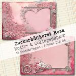 Zuckerbäckerei Rosa, Hintergrund- & Collagepapier, 12 Seiten [Digital] – Bild 8