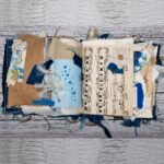 Handgefertigtes Junk Journal "Blue Raggedy" – Bild 13