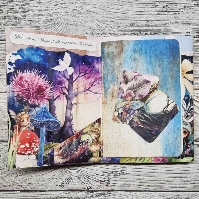 Handgefertigtes Junk Journal "Woodland Fairies" – Bild 3