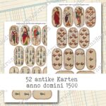 Antike Spielkarten "Kloster Spielkarten von 1500", 4 Seiten [Digital] – Bild 3