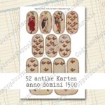 Antike Spielkarten "Kloster Spielkarten von 1500", 4 Seiten [Digital] – Bild 6