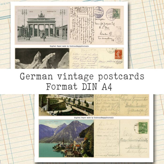 Deutsche Vintage Postkarten, 9 Seiten [Digital] – Bild 2