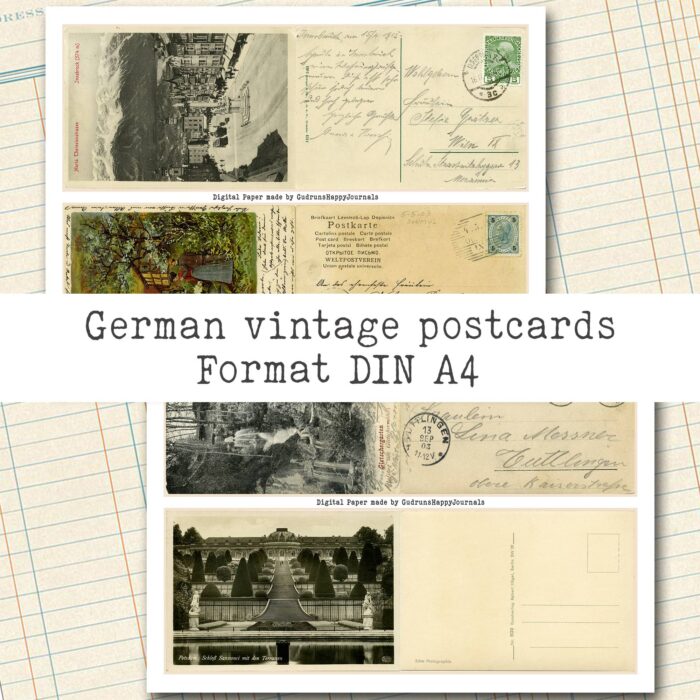 Deutsche Vintage Postkarten, 9 Seiten [Digital] – Bild 3