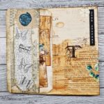Handgefertigtes "Greenery Flip-Flop Journal" – Bild 6