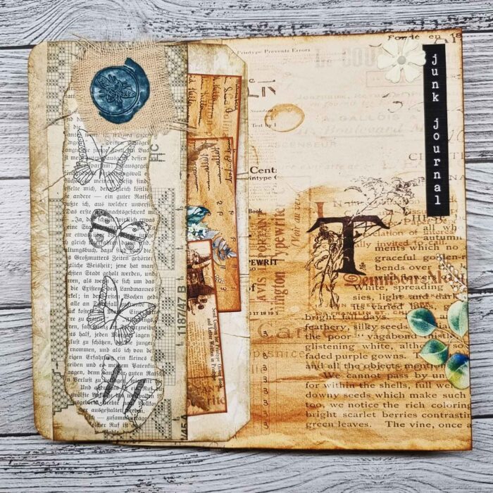 Handgefertigtes "Greenery Flip-Flop Journal" – Bild 6