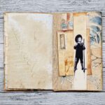 Handgefertigtes "Greenery Flip-Flop Journal" – Bild 4