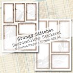 Grungy Stitches, Dekoration, 10 Seiten [Digital] – Bild 3