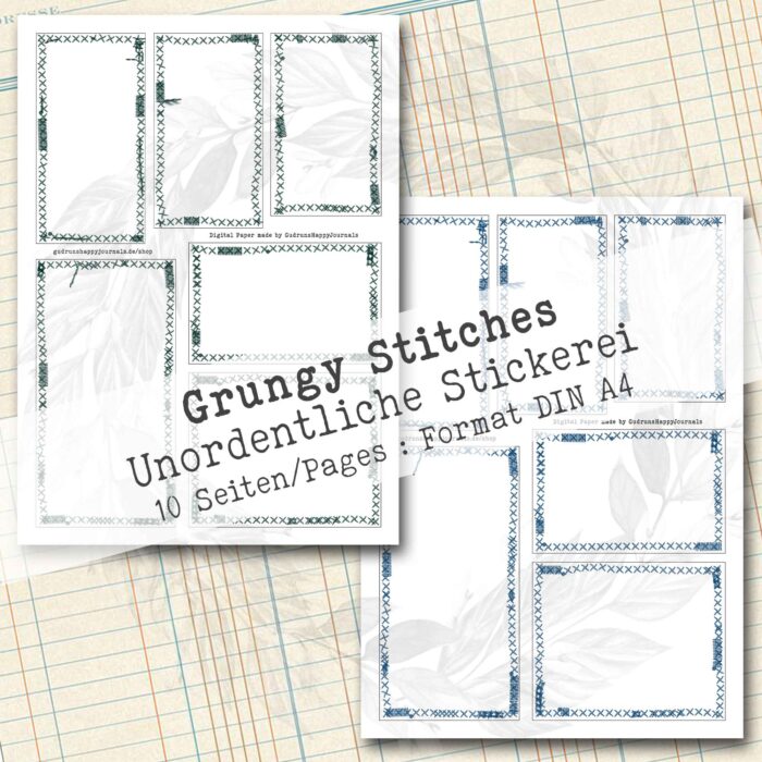 Grungy Stitches, Dekoration, 10 Seiten [Digital] – Bild 6