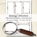 Grungy Stitches, Dekoration, 10 Seiten [Digital] – Bild 2