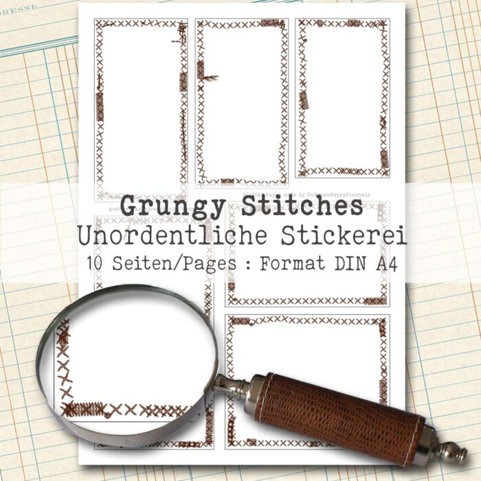 Grungy Stitches, Dekoration, 10 Seiten [Digital] – Bild 2