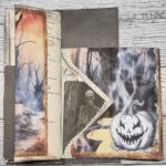 Handgefertigtes Junk Journal "Halloween Envelope" – Bild 12