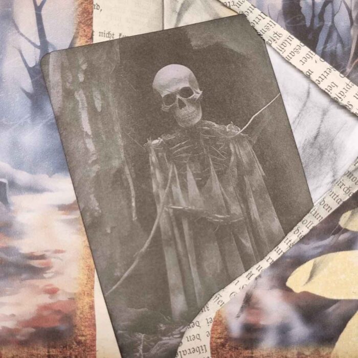 Handgefertigtes Junk Journal "Halloween Envelope" – Bild 13