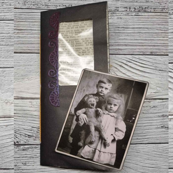 Handgefertigtes Junk Journal "Halloween Envelope" – Bild 2