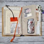 Handgefertigtes Junk Journal "Real Junk" – Bild 6