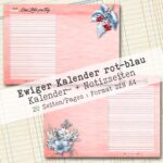 Undatierter Kalender in rot-blau, 20 Seiten [Digital] – Bild 9