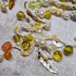 Journal Verschlusskette, gelb - Unikat – Bild 3