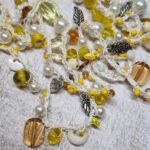 Journal Verschlusskette, gelb - Unikat – Bild 2