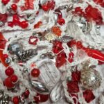 Journal Verschlusskette, rot - Unikat – Bild 2