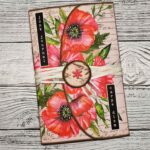 Handgefertigtes "Mohnblumen Folio"