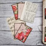 Handgefertigtes "Mohnblumen Folio" – Bild 8