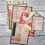 Handgefertigtes "Mohnblumen Folio" – Bild 4