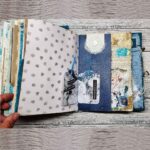 Handgefertigtes Junk Journal "Oachkatzl's Wintertale" – Bild 12